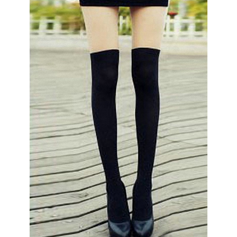 Casual Multi Color Patchwork Velvet Lolita Socks Sweet Daily Casual