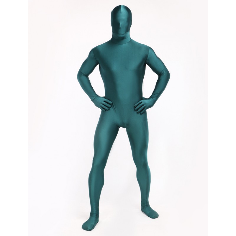 Morph Suit Green Zentai Suit Full Body Lycra Spandex Bodysuit