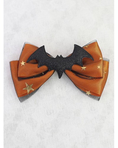 Sweet Lolita Orange Bows Polyester Fiber Miscellaneous Lolita Accessories Daily Casual