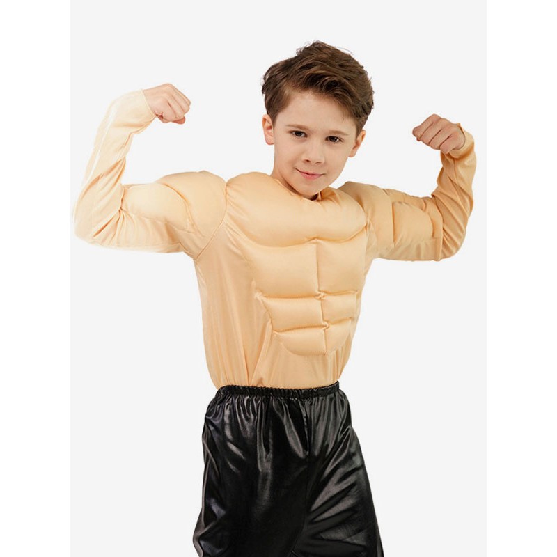 Kids Costumes Flesh Polyester Fiber Polyester Top Kid's Top Halloween Party Holiday