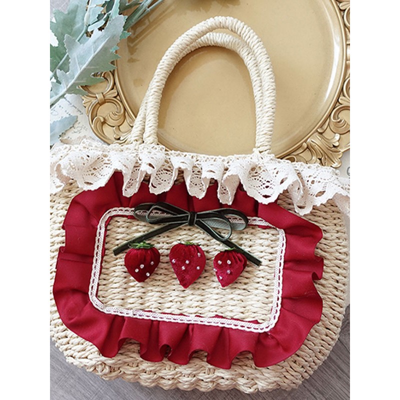 Lolita Bag Polyester Lace Bows Accessory Lolita Accessories Daily Casual Tea Party