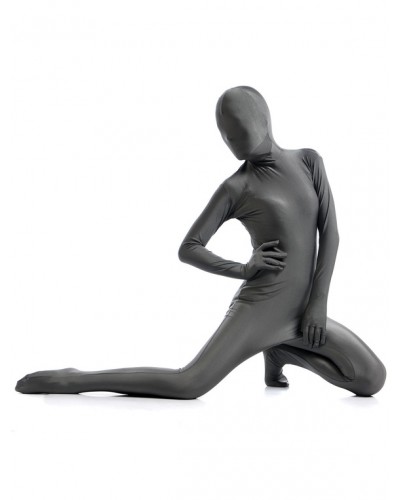 Deep Gray Zentai Suit Adults Morph Suit Full Body Lycra Spandex Bodysuit