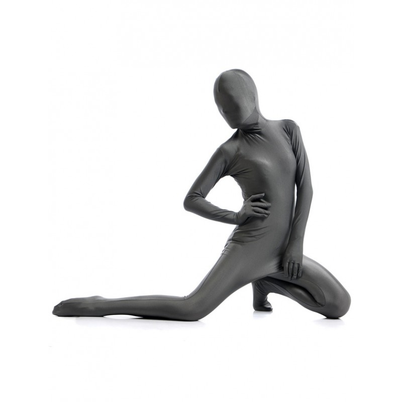 Deep Gray Zentai Suit Adults Morph Suit Full Body Lycra Spandex Bodysuit