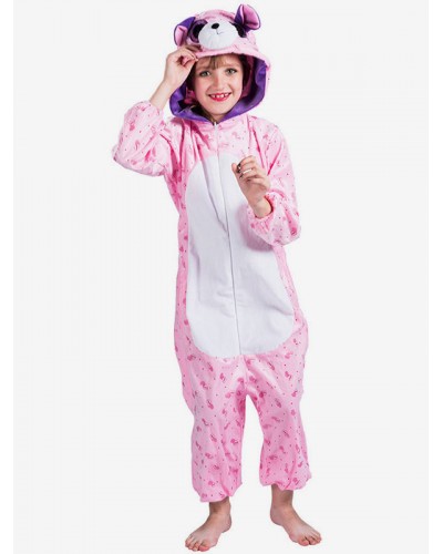 Kigurumi Pajamas Onesie Kitten Kids Winter Sleepwear Mascot Animal Carnival Costume Onesie Pajamas