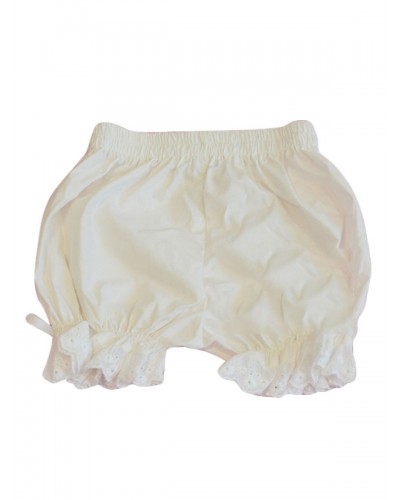 Classic Lolita Bloomers Neverland Ruffles Ribbons White Lolita Shorts Bottoms Classic  Traditional Daily Casual Tea Party