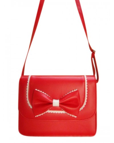 Beautiful Bow PVC Lolita Bag Shoulder Bag