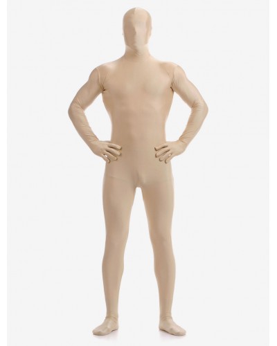 Nude Zentai Suit Adults Morph Suit Full Body Lycra Spandex Bodysuit For Men