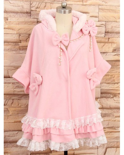 Hooded Lace Lolita Cape Daily Casual