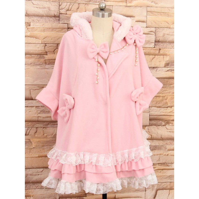 Hooded Lace Lolita Cape Daily Casual