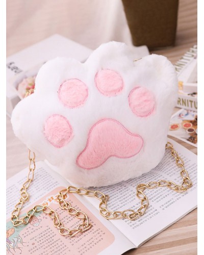 Sweet Lolita Bag Cat Paw Cross Body Bag Daily Casual