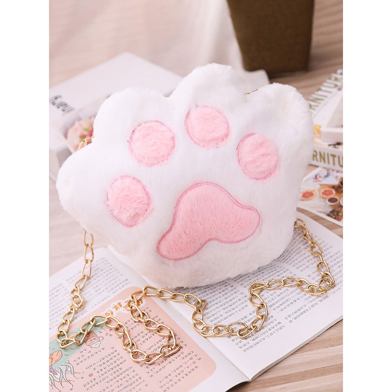 Sweet Lolita Bag Cat Paw Cross Body Bag Daily Casual