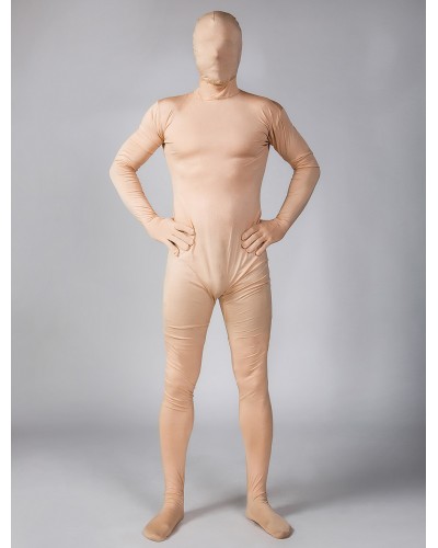 Morph Suit Fleshcolor Lycra Spandex Fabric Zentai Suit Unisex Full Body Suit Bodysuit