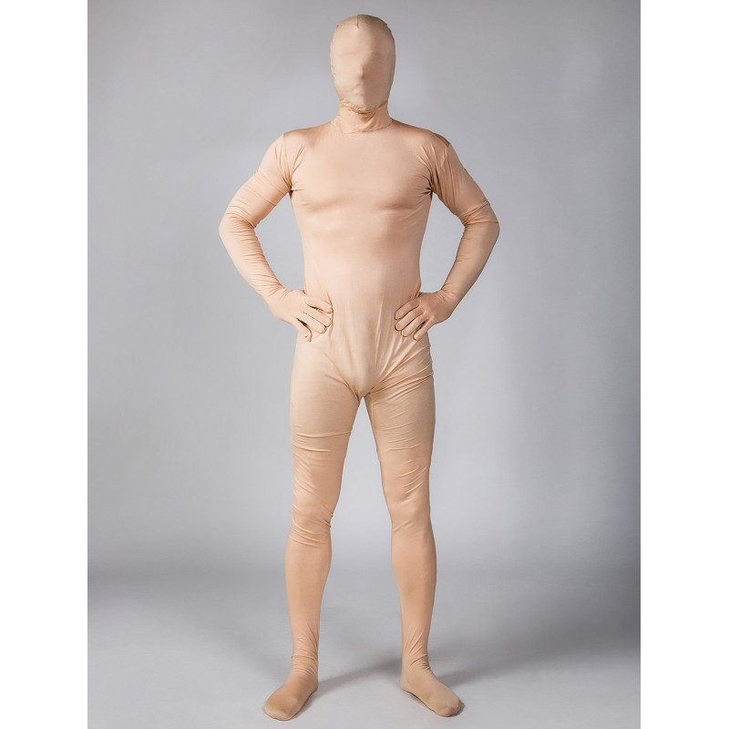 Morph Suit Fleshcolor Lycra Spandex Fabric Zentai Suit Unisex Full Body Suit Bodysuit