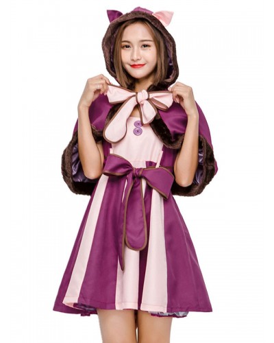 Purple Lolita JSK Dress Sleeveless Bows Lolita Jumper Skirts