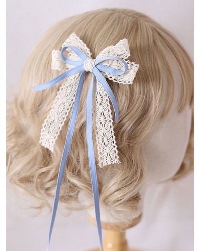 Sweet Lolita Bows Lace Headdress Lolita Hair Accessories