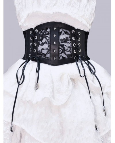 Lolita Accessories Black Lace Up Lace Lace Polyester Fiber Miscellaneous Steampunk Gothic