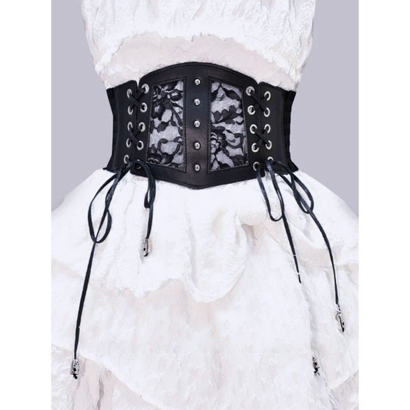 Lolita Accessories Black Lace Up Lace Lace Polyester Fiber Miscellaneous Steampunk Gothic