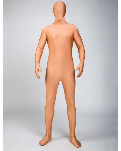 Morph Suit Nude Color Lycra Spandex Fabric Zentai Suit Unisex Full Body Suit Bodysuit