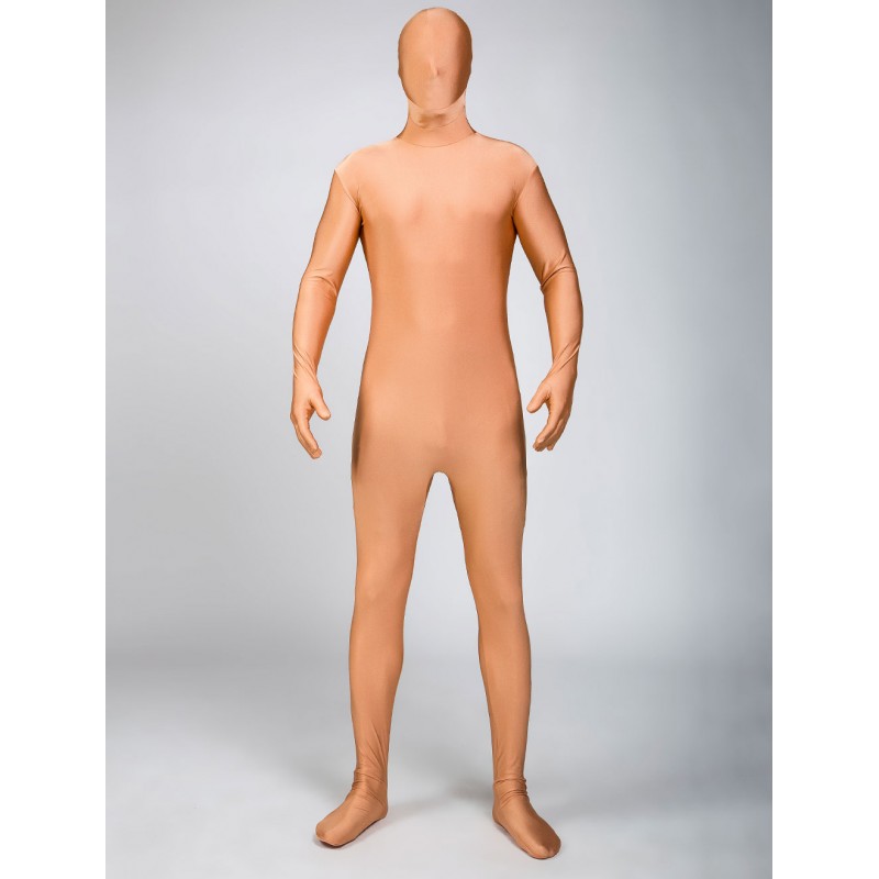 Morph Suit Nude Color Lycra Spandex Fabric Zentai Suit Unisex Full Body Suit Bodysuit