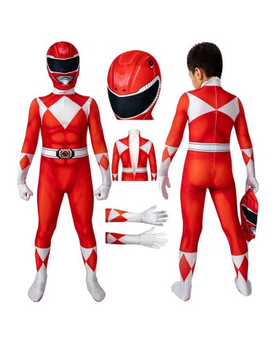 Kyoryu Sentai Zyuranger Geki Power Ranger Cosplay Costume Kids Cosplay Tights Catsuits  Zentai