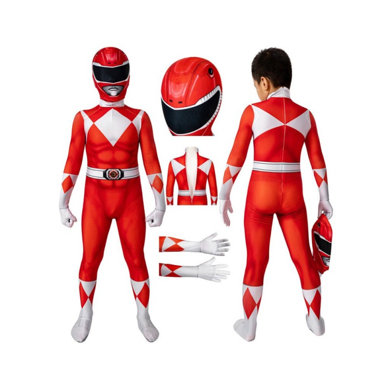 Kyoryu Sentai Zyuranger Geki Power Ranger Cosplay Costume Kids Cosplay Tights Catsuits  Zentai