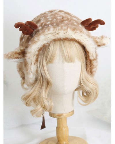 Coffee Brown Lolita Hat Accessory Polyester Sweet Lolita Hat Accessories Daily Casual