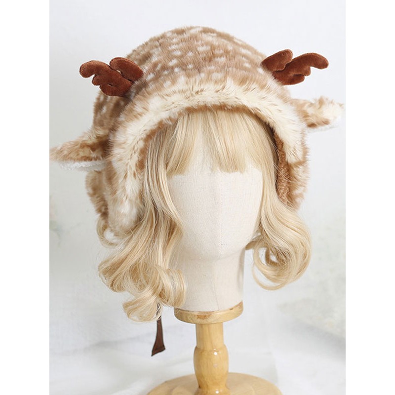 Coffee Brown Lolita Hat Accessory Polyester Sweet Lolita Hat Accessories Daily Casual