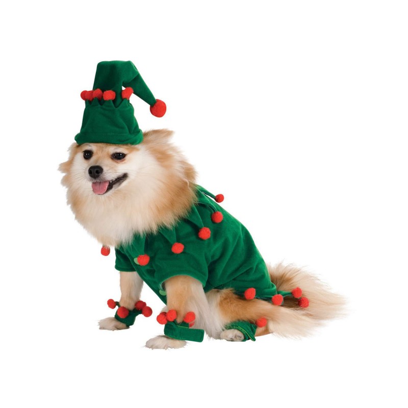 Animal Costume For Polyester Green Hat Clothes 2-Piece Set Tree Costume Christmas