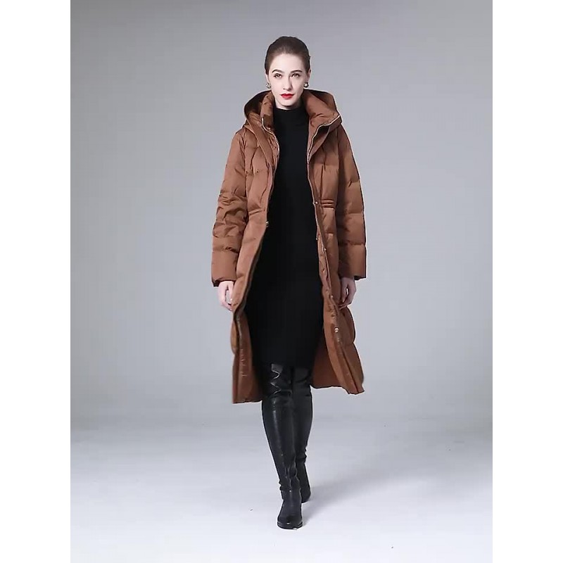 Women Down Coats Duck Down Winter Warm Outerwear 2023 Down Jackets Street Wear Field