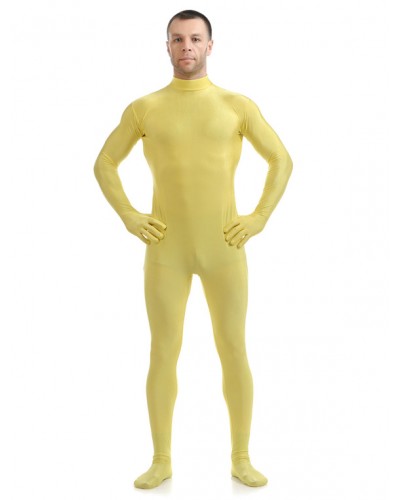 Yellow Morph Suit Adults Bodysuit Lycra Spandex Catsuit