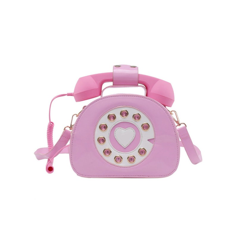 Sweet Lolita Bag Phone Shaped Leather Cross Body Bag Cross-body Bag