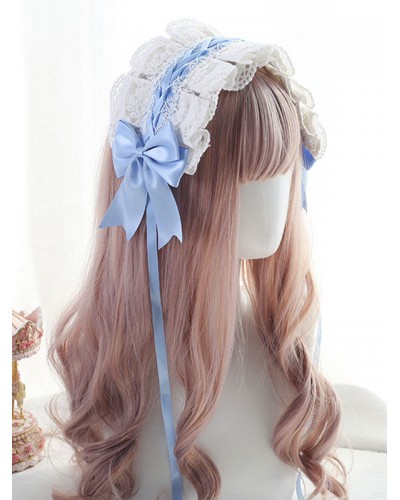 Sweet Lolita Headdress Lace Bows Lolita Headband Daily Casual