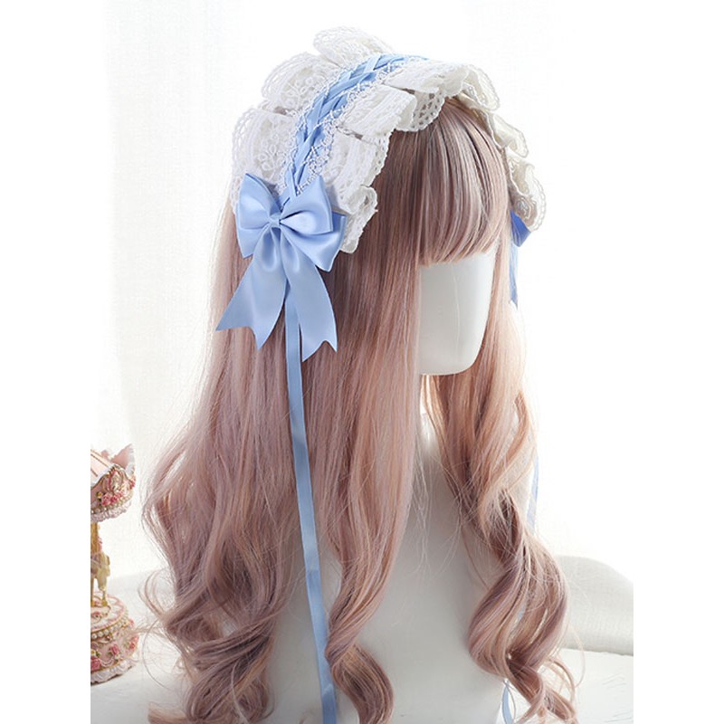 Sweet Lolita Headdress Lace Bows Lolita Headband Daily Casual