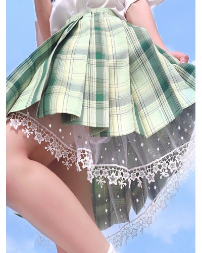 Lolita Bloomers White Ruffles Sequins Stars Print Lolita Shorts Accessories Sweet Academic ROCOCO Daily Casual Tea Party