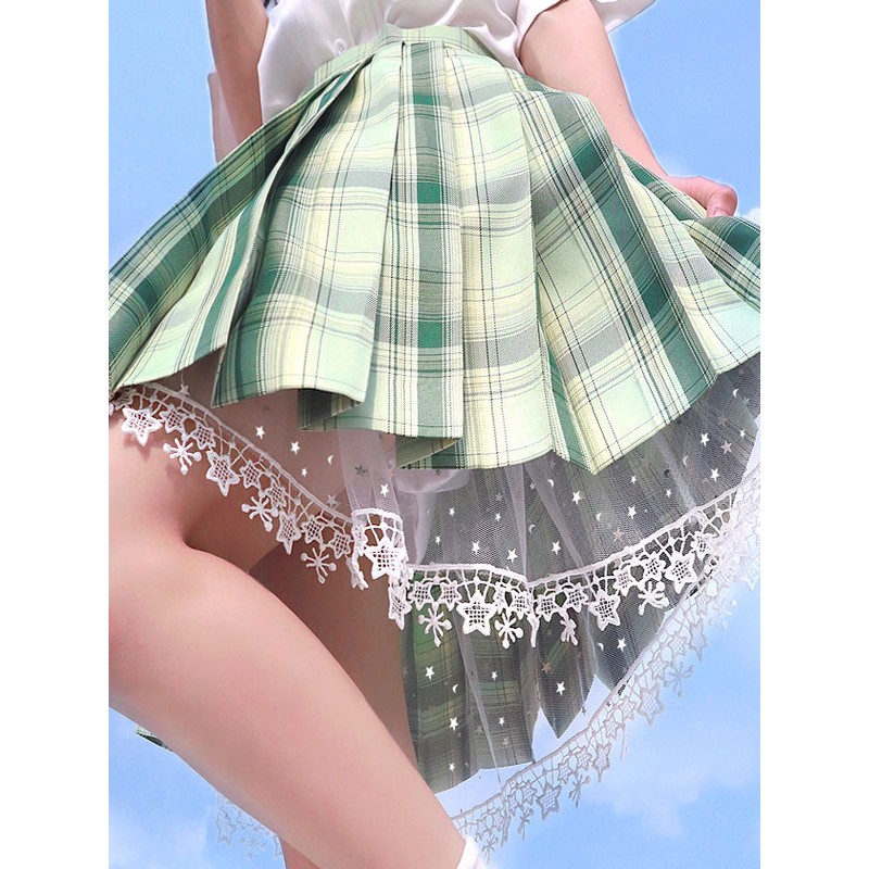 Lolita Bloomers White Ruffles Sequins Stars Print Lolita Shorts Accessories Sweet Academic ROCOCO Daily Casual Tea Party