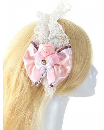 Multicolor Lace Flower Bows Synthetic Lolita Hair Accessories Lovely Ball