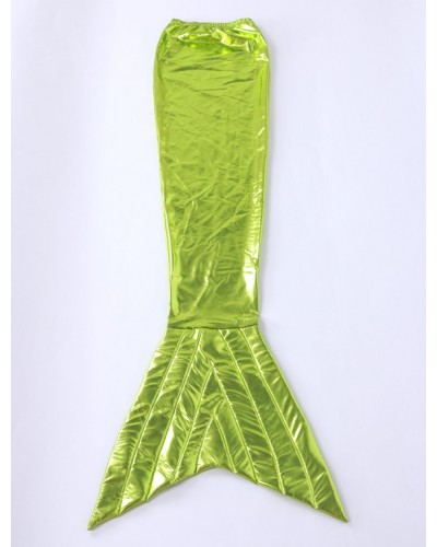 Unisex Halloween Green Mermaid Tail Shiny Metallic Animal Zentai Halloween