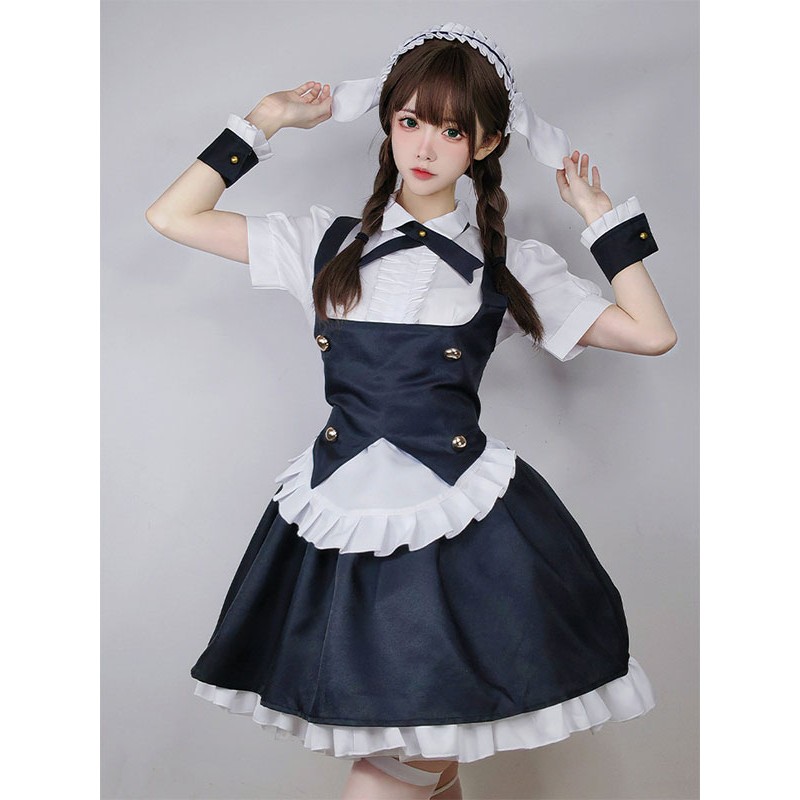 Gothic Lolita Dresses Ruffles Black