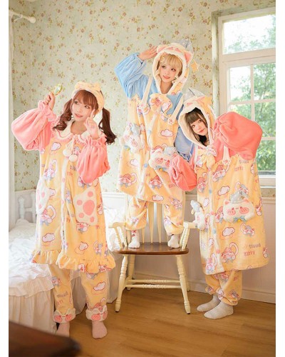 Sweet Lolita Dress Polyester Long Sleeves Bows Sweet Jumpsuit Lolita Dress