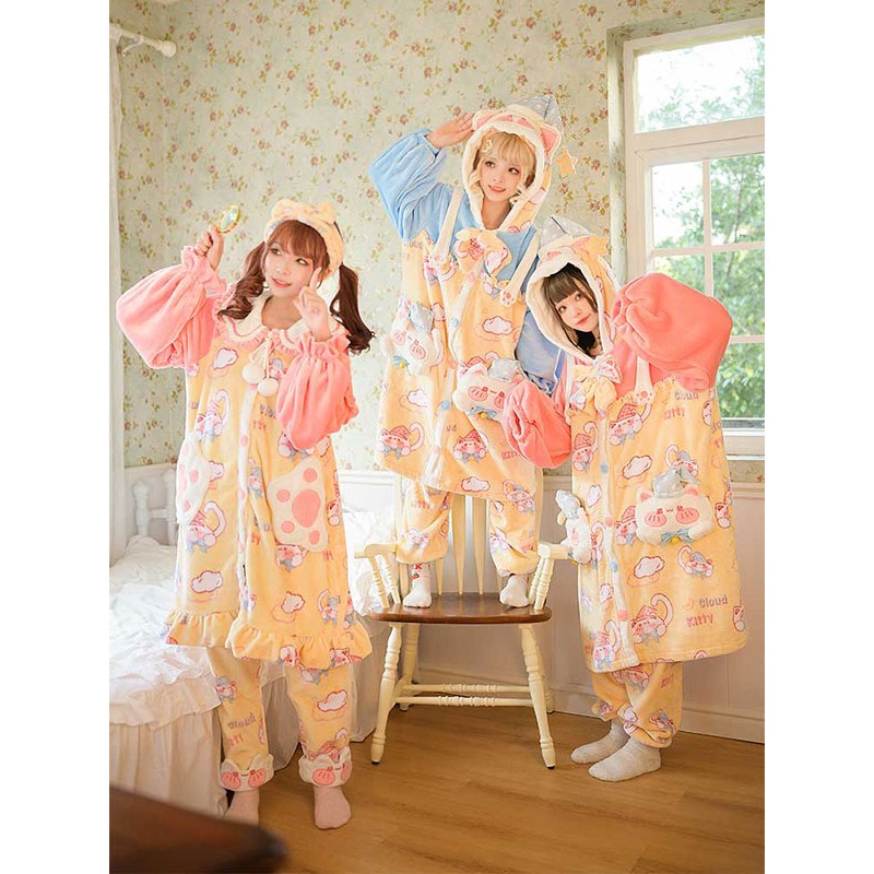 Sweet Lolita Dress Polyester Long Sleeves Bows Sweet Jumpsuit Lolita Dress