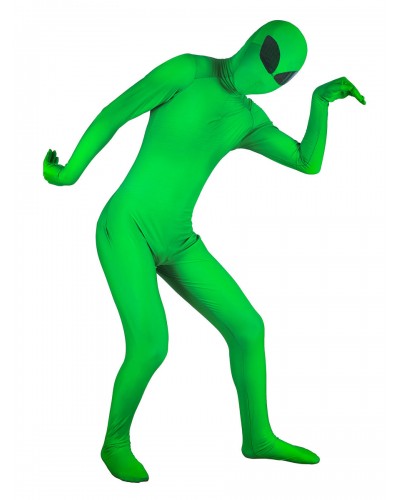 Green Zentai Suits Lycra Spandex Polyester Fiber Lycra Spandex Jumpsuit