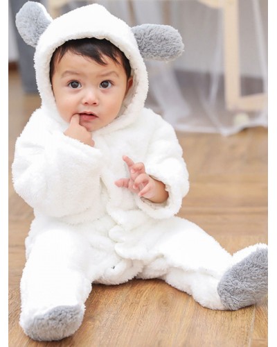 Unisex Onesie Kigurumi Pajamas Toddler Jumpsuit Bear Costume Onesie Pajamas Spring Fall Winter