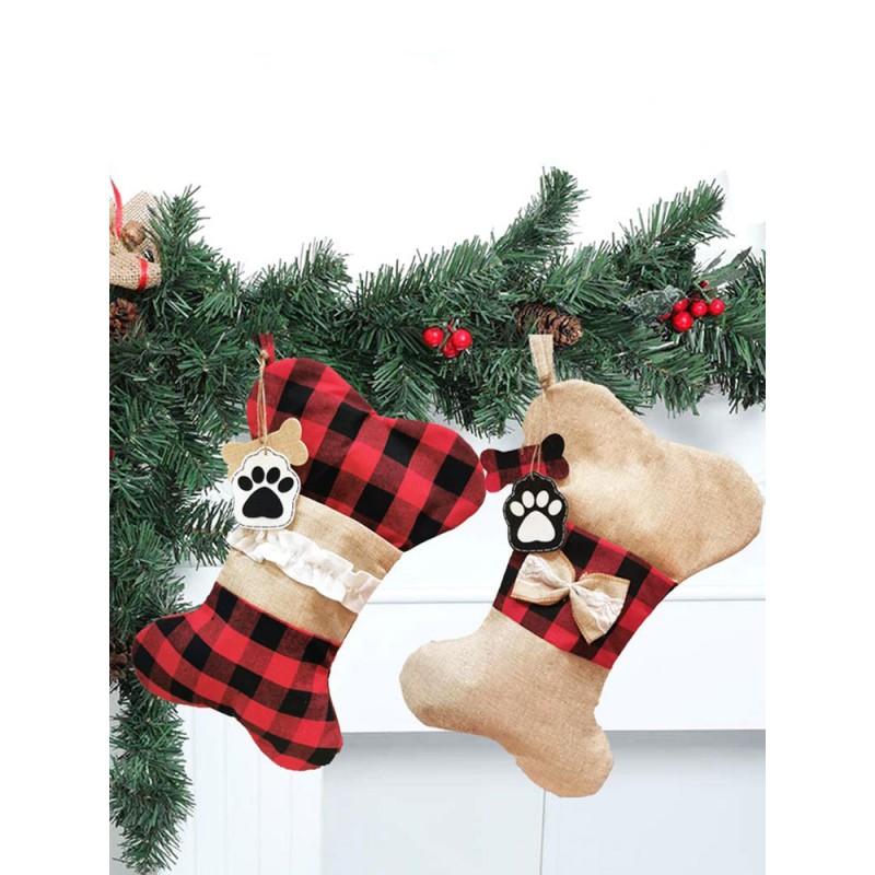 Christmas Pet Socks Christmas Decorations Christmas Socks Gift Bag Accessories