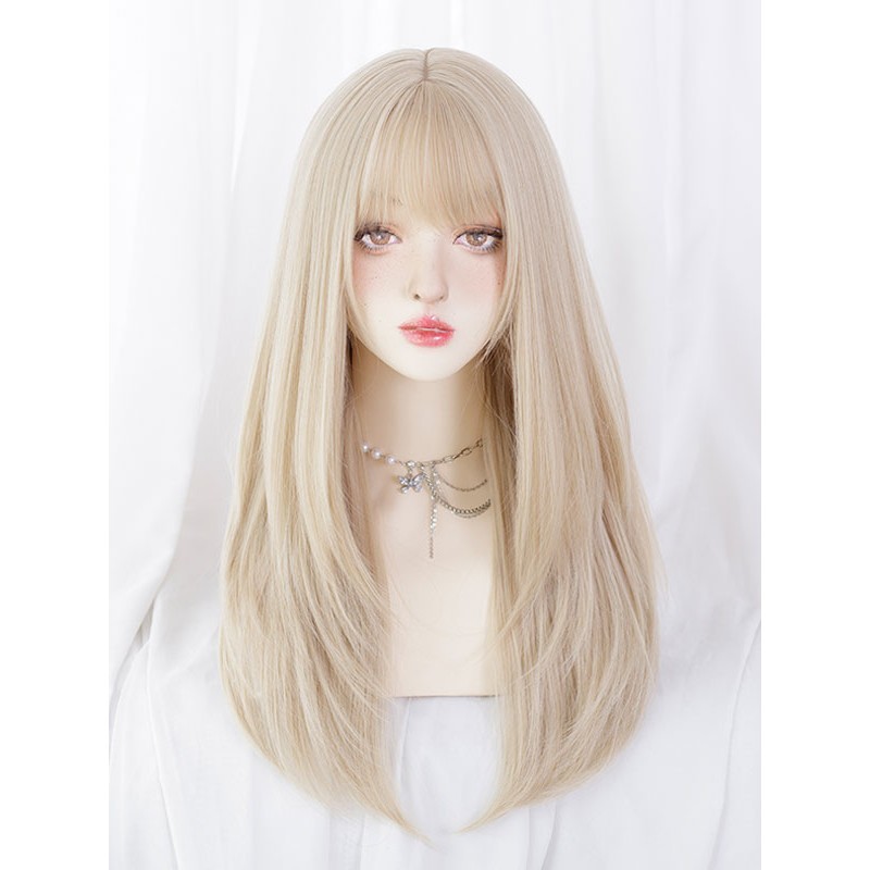 Lolita Wigs As Image Long Heat-resistant Fiber Lolita Accessories Sweet Daily Casual