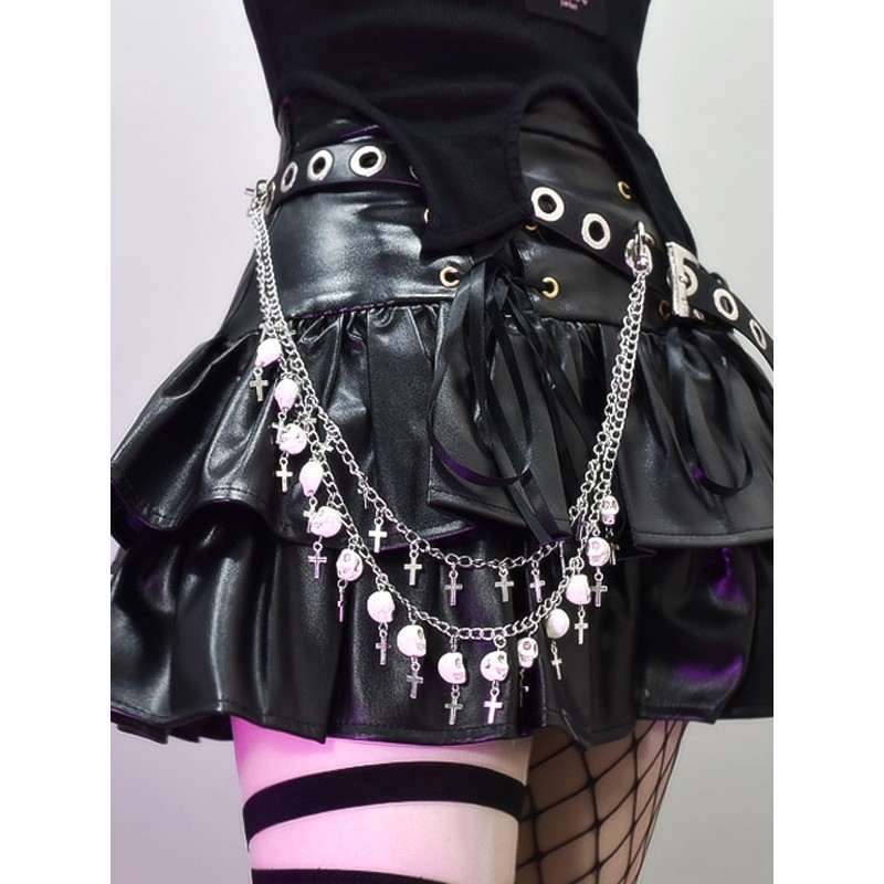 Lolita Black Metal Sash Miscellaneous Accessories Steampunk Gothic Daily Casual Tea Party