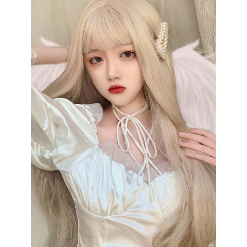 Sweet Lolita Wigs Long Heat Resistant Fiber Tousled Lolita Hair Wig